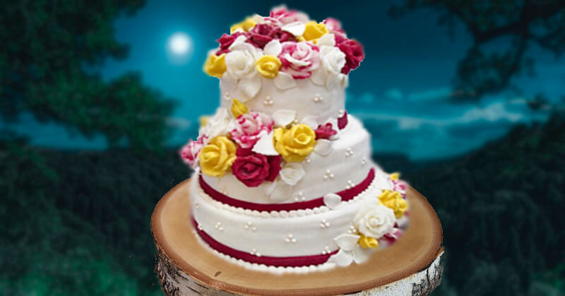 Свадьба весной - идеи про торт
