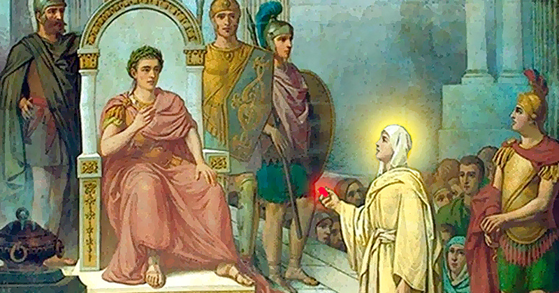 Христианский праздник пасха - Мария Магдалина и император Тиберий