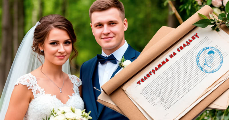 Телеграммы на свадьбу от гостей