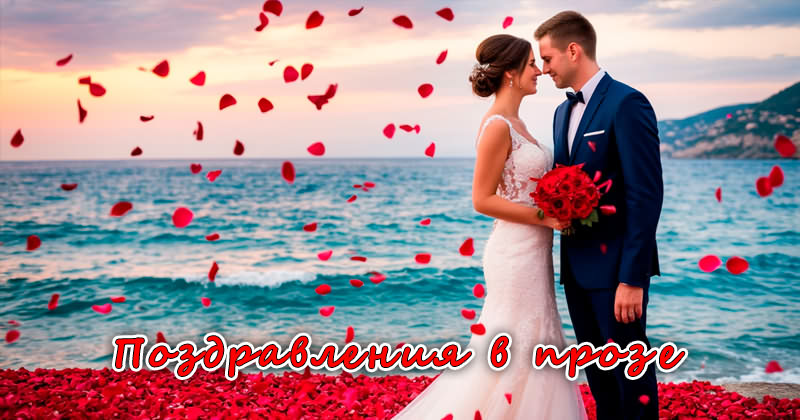 Поздравления в прозе для свадьбы