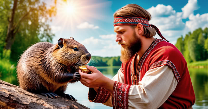 Бобер Мужчина у славян