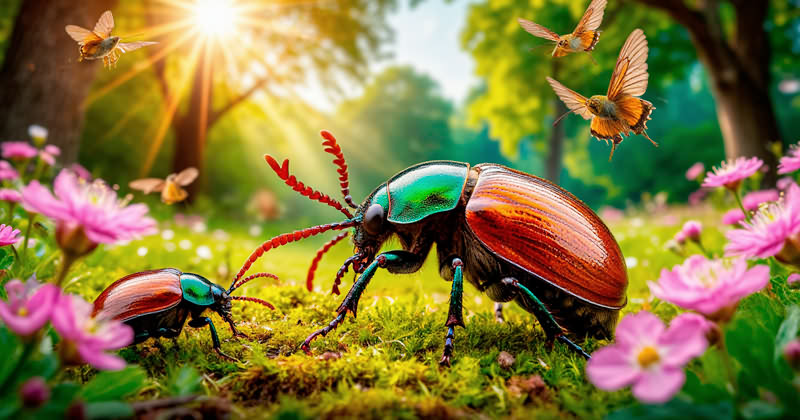 Хрущ или майский жук семья у славян