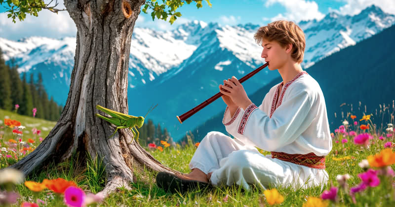 Кузнечик мужчина в славянском гороскопе