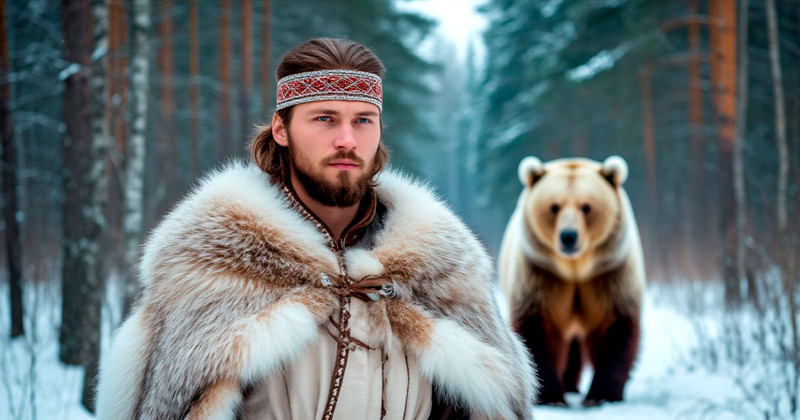 Мужчина медведь у славян