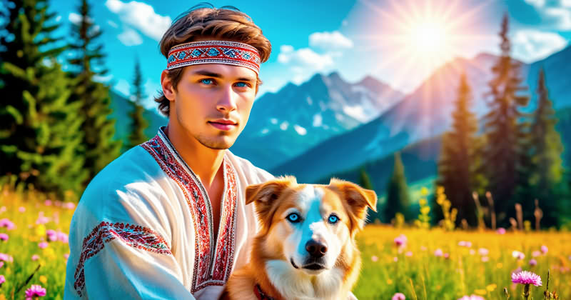 Собака Мужчина - славянский гороскоп