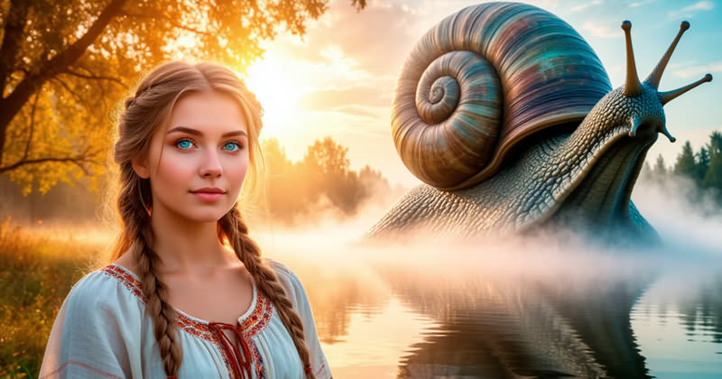 Улитка или Равлик Женщина у славян